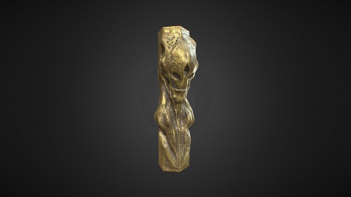 MM | Props: Sculpted Pillar 3D Model