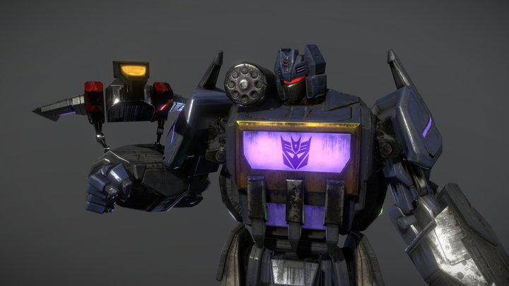 Transformers: Fall of Cybertron Soundwave 3D Model