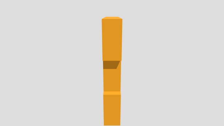 Letter "П" 3D Model