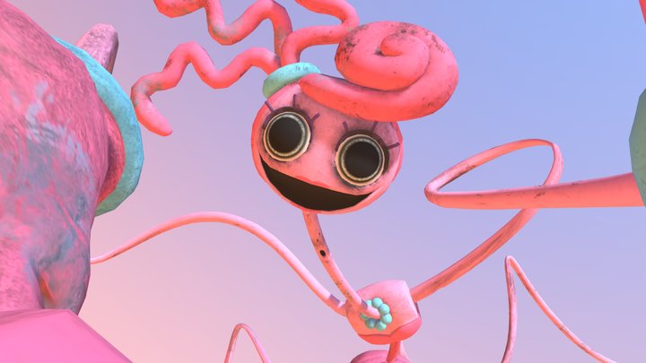 project-playtime-mommy-long-legs-jumpscare 3D Model