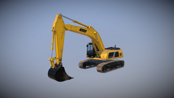 Excavator 3D Model
