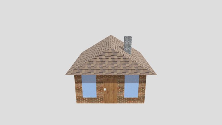 Brick house with ChatGPT 3D Model