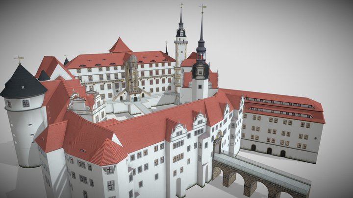 Hartenfels Palace, Torgau, Germany 3D Model