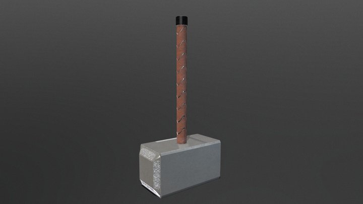 Thor Hammer, mjolnir 3D Model