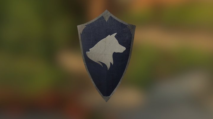 Wolf Shield v2 3D Model