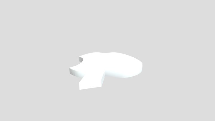 Apple Logo Optimized for Smooth Viewing (Fenced) 3D Model