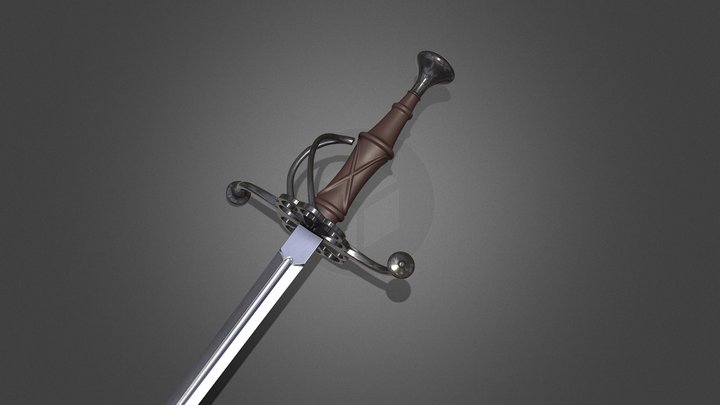 Basket-hilt Longsword – Free 3D Model STL