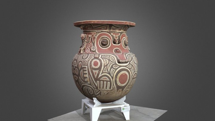 Marajoara Burial Urn - Museu Emílio Goeldi 3D Model