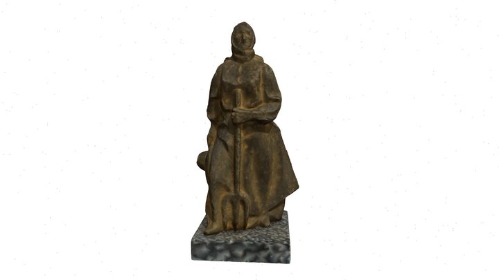 Escultura de una Campesina 3D Model