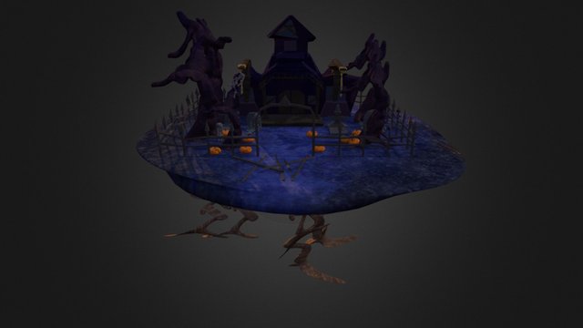 Haunted House Competition WIP 3D Model