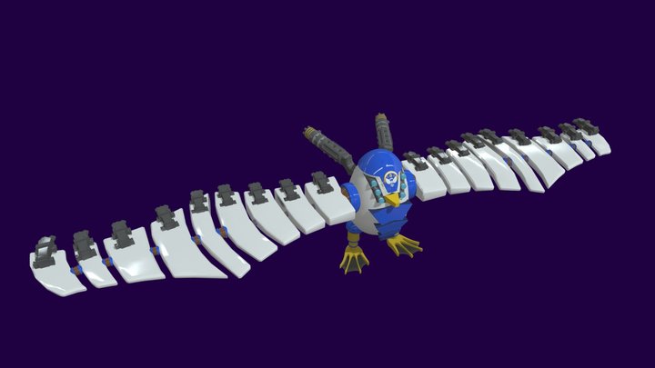 Robotegg Guardian 3D Model