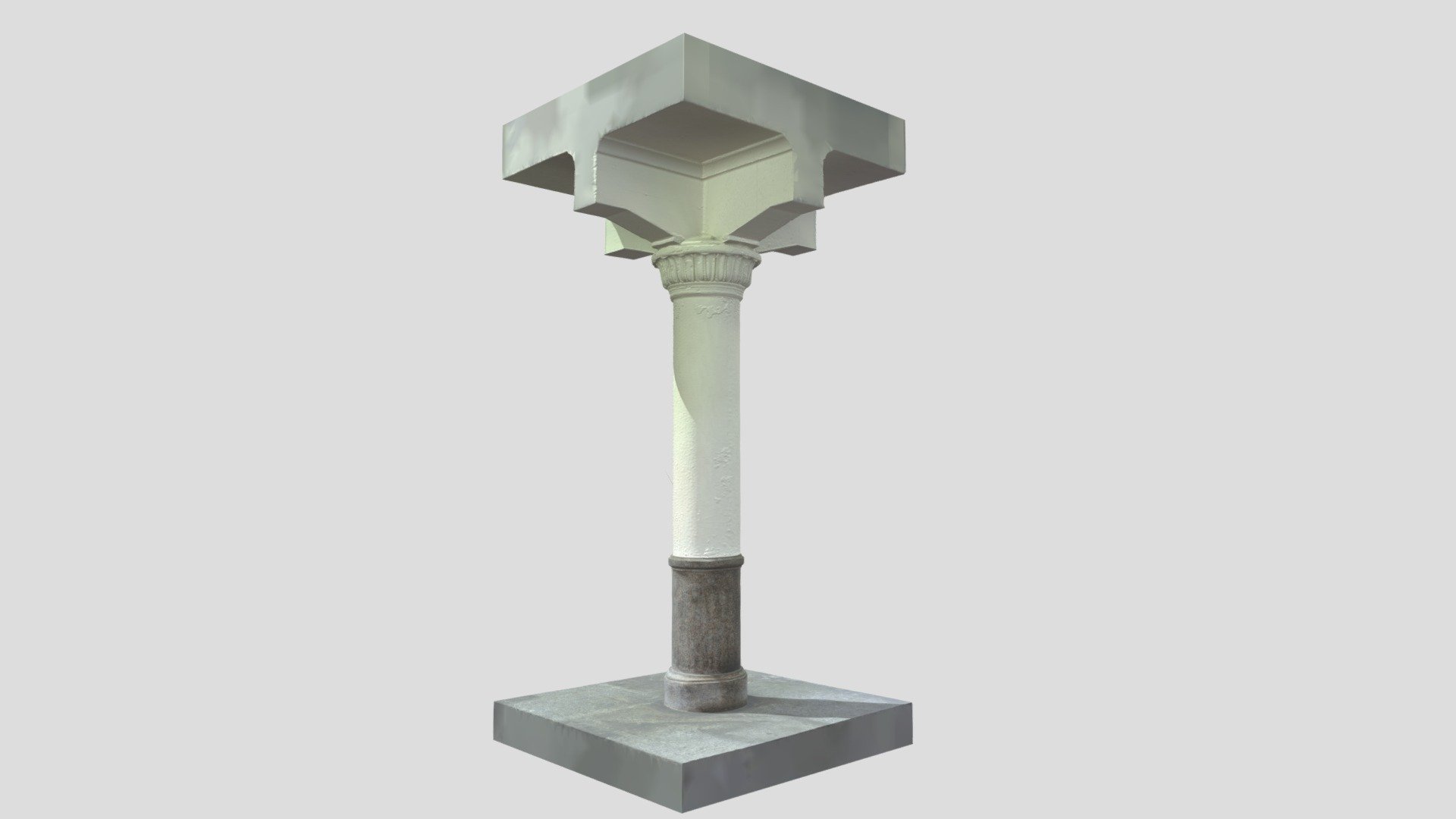 臺中州廳．柱式 / Column at Taichung City Hall - 3D model by mch-architect ...