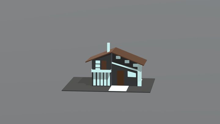 House for school 3D Model