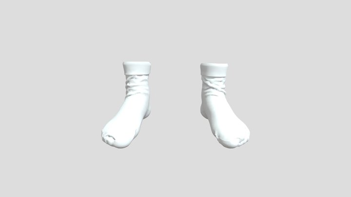 Pair of Socks 3D Model