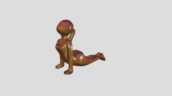 פסל יוגה-סריקה- אביב טישלר- סמסטר ב 3D Model