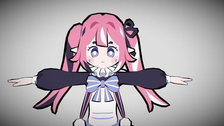 LowP-Camila 3D Model