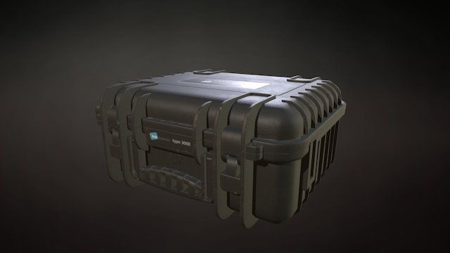 B&W outdoor case Type 3000 3D Model