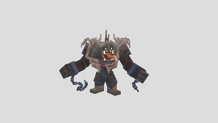 Mutant zombie 3D Model