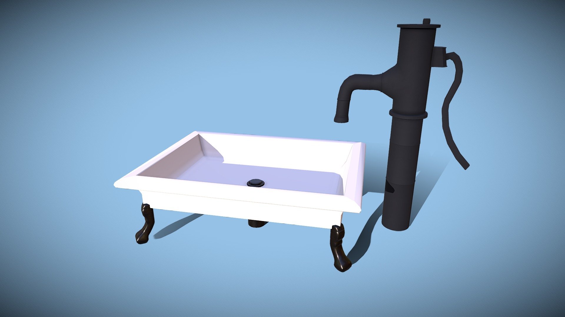 Tub W/ Water Pump - Download Free 3D model by Joseibbis23 [6a1682a ...