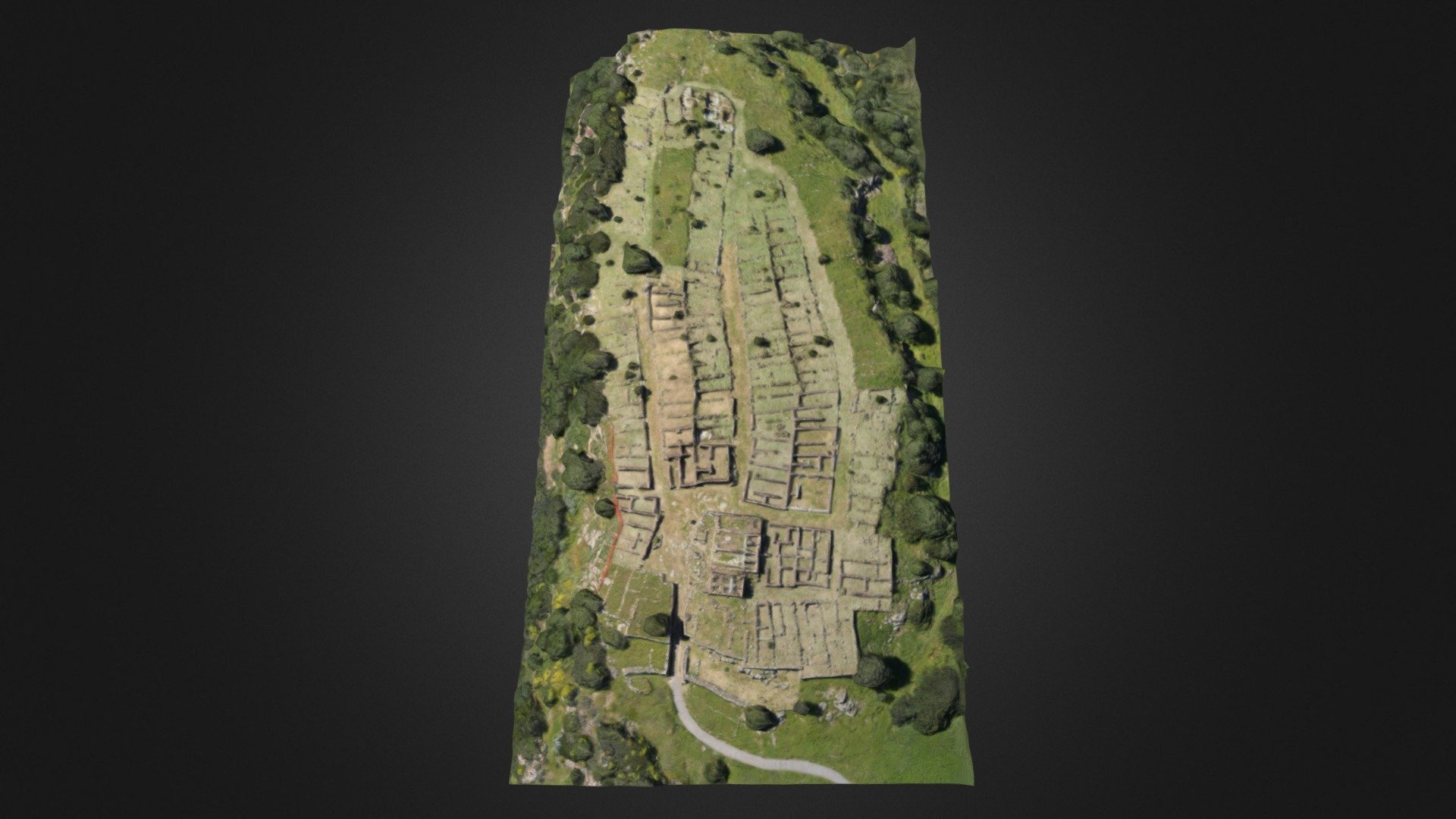 Monte Sirai, Carbonia (CI) Photoscan 3D model by Teravista [6a16876