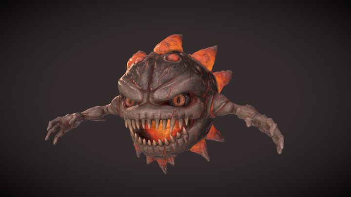 Bomb Final Fantasy 3D Model