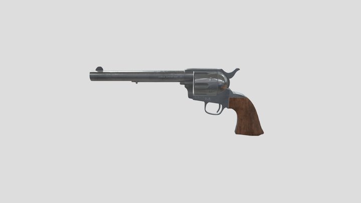 Colt SAA .45 3D Model