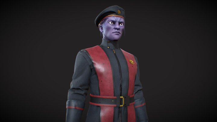 Dragon Trooper | Dragon Corp Military Uniform 3D Model