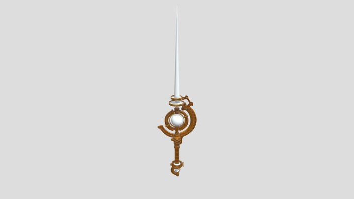 Light Dagger Fanart 3D Model