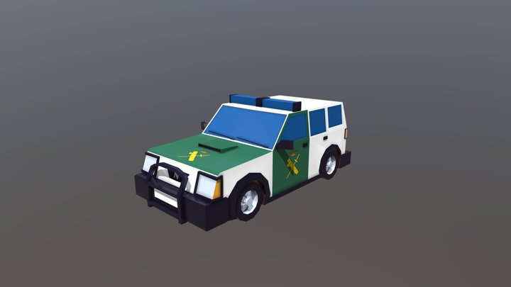 Todoterreno Guardia Civil 3D Model