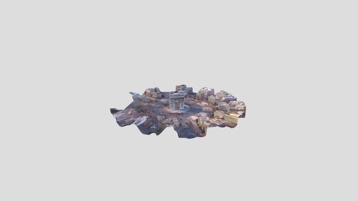Arc de Triomphe 3D Model