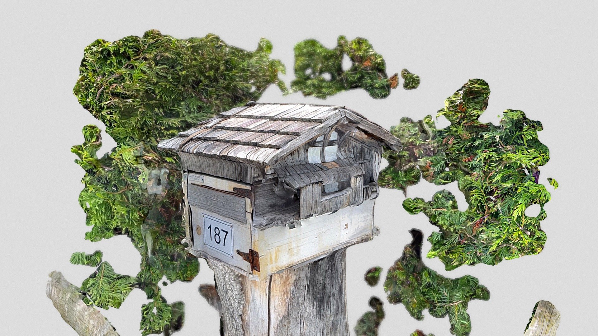 Day 223: mailbox cabin