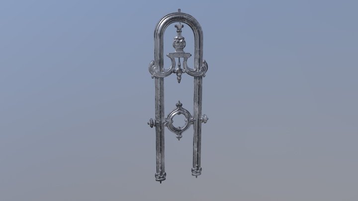 Fence Cast Iron 3D Model