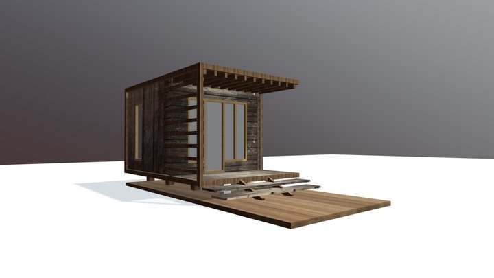 Guardhouse getting old 3D Model