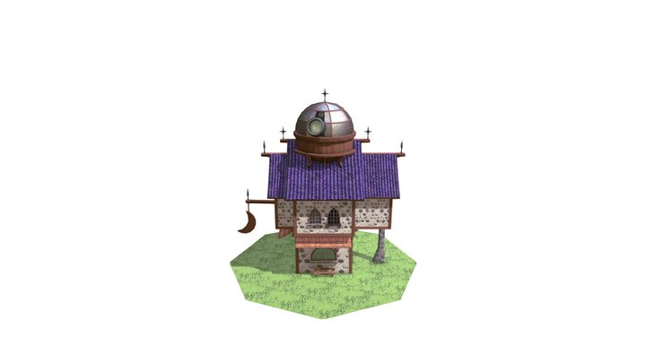 Observatory [Stylized] 3D Model