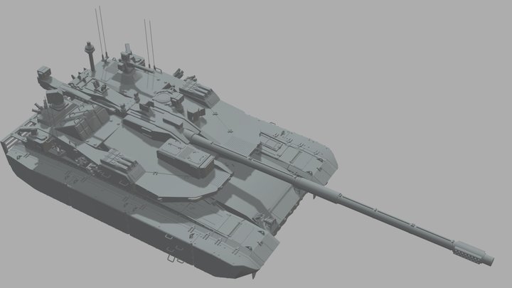 Obj.7611.34 Type-86 Kai III "Daisy" 3D Model
