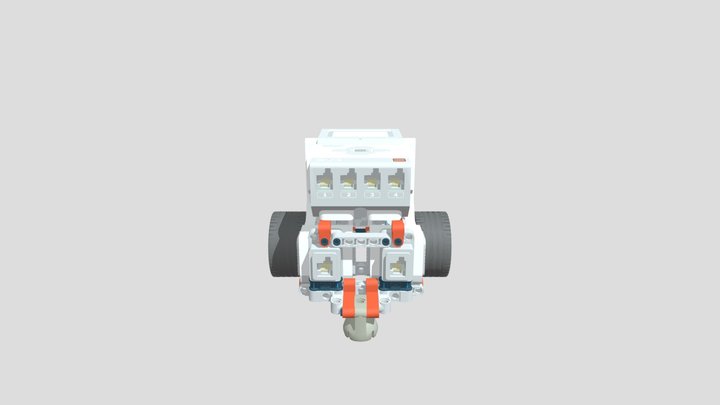 Ev3-medium-motor-driving-base 3D Model