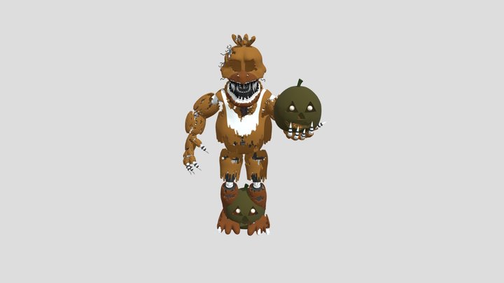 Jack O Chica FBX 3D Model