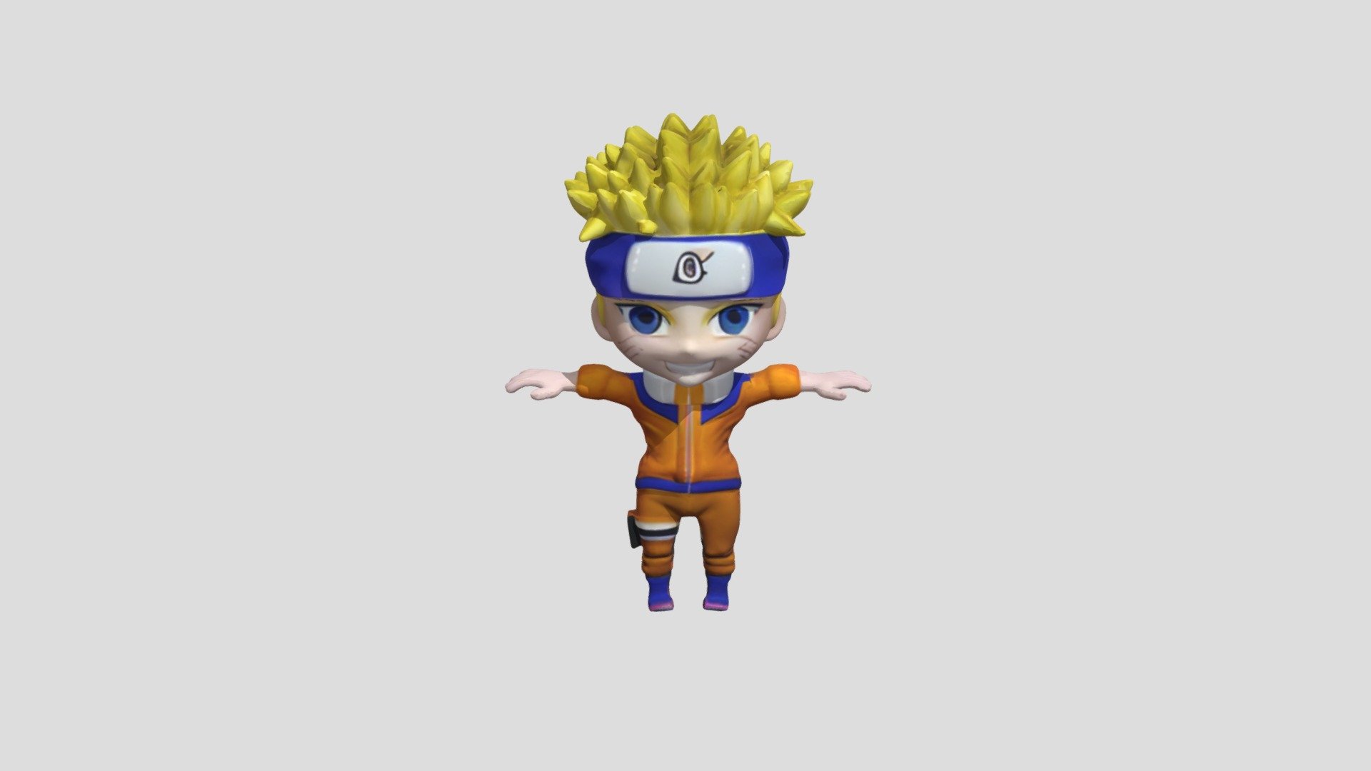 2D to 3D Model By PIXLR Naruto - Download Free 3D model by ...