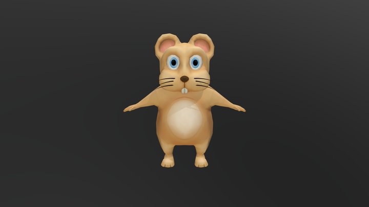 Hamster 3D Model