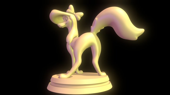 Dixie - Fox and the Hound 2 3D print 3D Model