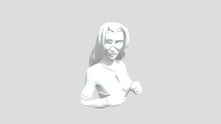 DISPATCH - Blonde Blazer Bust 3D Model
