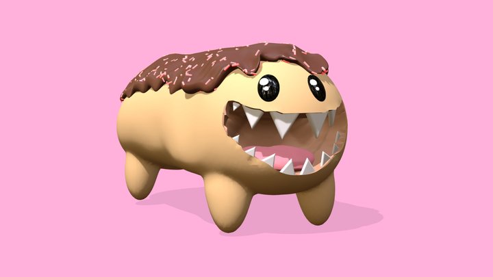 Eclair Monster 3D Model