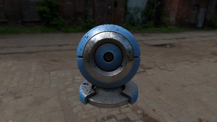 PBR with 3D test 3D Model
