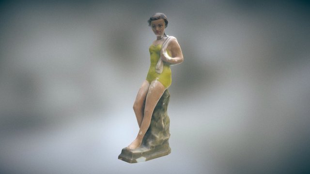 Vintage Girl 3D Model