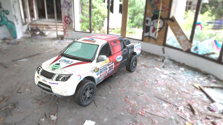Off-Road vehicle. Mobile Game ready 3D Model