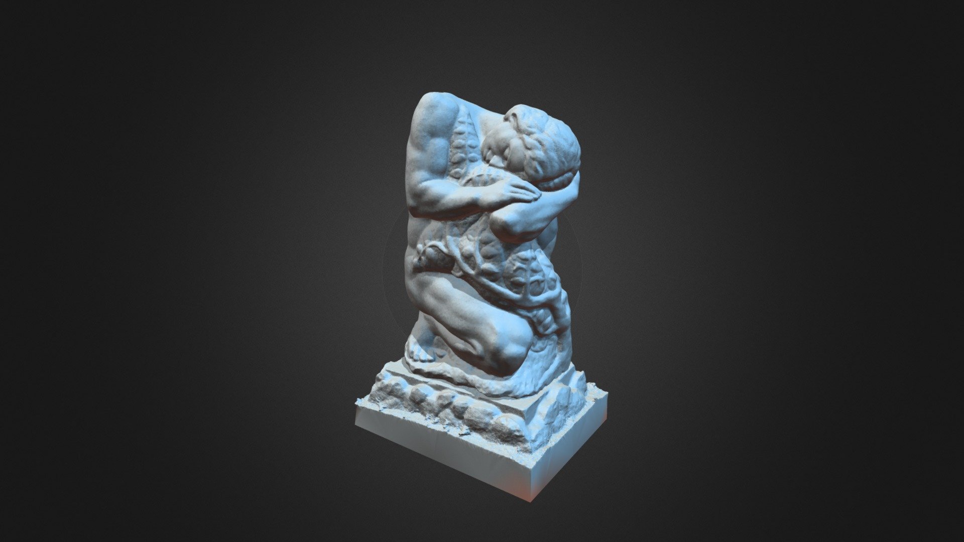Statue in Academy