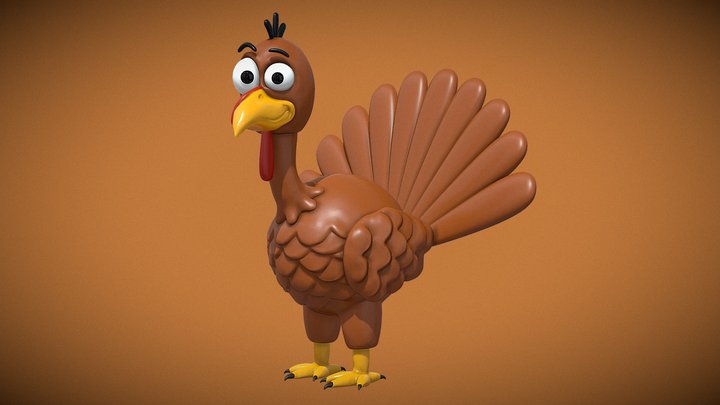 Thanksgiving Turkey 🦃 3D Model