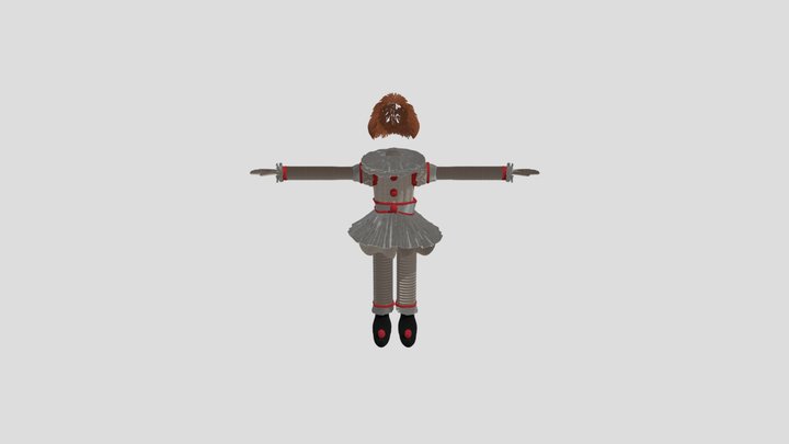Pennywise Costume [UNRIGGED] – Modello 3D gratuito STL