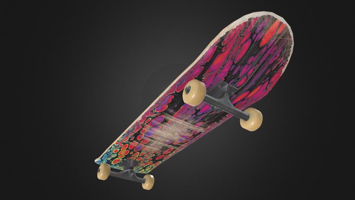 Stunt skateboard 3D Model