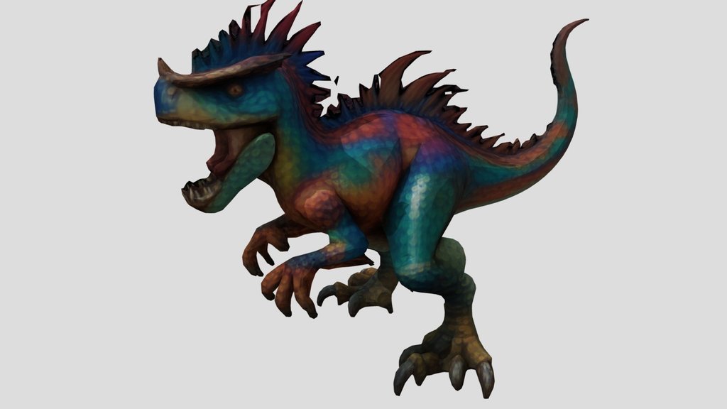 Iridescent Tyrant Hunter - dinosaur